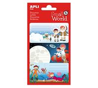APLI Kids 12952 School Labels North Pole 9 and
