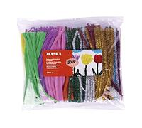 APLI Kids 18153 360 Assorted Pipe Cleaner Wires/Multicoloured/Metallic