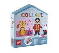 APLI Kids 18899 - My First Collage - Circus Themed Creative DIY Craft Kit Complete with Adhesive Felt