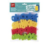 APLI Kids 19412 Sponge Stamps for Painting The 26 Letters of The Lowercase Alphabet