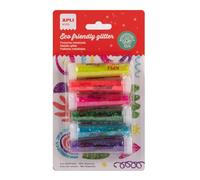 APLI Kids 20070 Biodegradable Fluoride Glitter Great for Fancy Dress and Crafts - 6 Bottles
