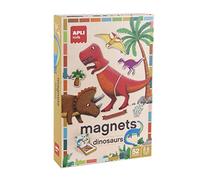 APLI Kids 52 Pieces Magnetic Game for Creative Play, Fun Dinos