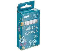 APLI kids Box Chalk, White, Round (14576)