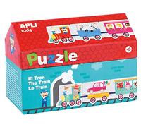 APLI Kids Puzzle Box House Train 20 Pieces (16485)