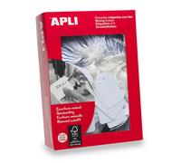 APLI Kids 396 - Pack of 400 Hanging Labels, 50 x 70 mm, White