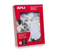 Valuex Strung Tickets 36x53mm White (Pack 500)