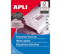 APLI Permanent Labels 105.0 x 29.0 mm 500 Sheets 10562