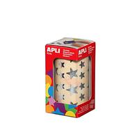 Apli "Silver Stars" Roll of Sticker