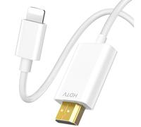 Aplimln HDMI Cable for iPhone, [MFi Certified] Lightning to HDMI Cable for iPhone/iPad to TV, HDMI Connection Cable, iOS 11, 12, 13, 14, YouTube TV Output, HD1080P, 2M