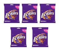 Aplins Milk Chocolate Bundle With ECLAIRS 130g Bags (5 Pack) - Caramels With Milk Chocolate Centres, Delicious Chewy Treats