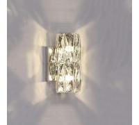 Aplique de pared LED lineal para baño Aplique de pared de cristal moderno Accesorio de iluminación de tocador largo sobre espejo Dormitorio Lámpara montada en la pared para sala de estar Hot