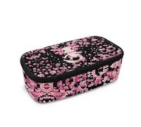 Aplkyhs Kids Pencil Box for Students Girls Pen Pouch Zipper Cherry Blossom Axolotl Pencil Case for School Supplies Aesthetic Stationery Organizer