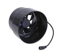 APLudoo 12V Exhaust Duct Fan 110mm-100mm For Ventilation In Bathroom Kitchens Warehouses Greenhouse Chicken Coops And Pet House Kitchen Extractor Fan