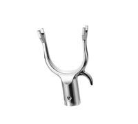 APLudoo Aluminum Clothes Fork Head Clothes Hanger Reaching Hook Closet Reacher Poles Replacement Hook High Reach Garment Closet Poles Metal