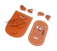APLudoo Backpack Purse Craft Component Adjustable Strap PU Leather Bag Bottom Covers Drawstring Rope for Handwoven Backpacks Mother ' s Day Craft Gift Supplies