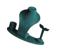 APLudoo Fabric Jewelry Stand Earring Rings Showcase Stand Fabric Jewelry Rack for Professional Exhibits and Own Collection Exhibition Props