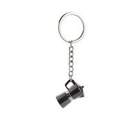 APLudoo Metal Espresso Supply Chain Fashionable Miniature Coffee Series Bag Pendant Handmade Keyring for Men and Women Portable Coffee Decoration
