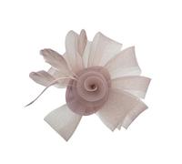 APLudoo Popular Fascinator Hair Clip Tulle Flower Feathered Headwear For Wedding Banquet Office Outfit Fashion Roleplay Headpiece Women Hair Accessory