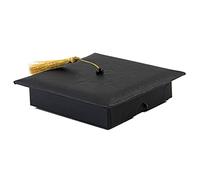 APLUSWER Graduation Gift Box with Tassel Class of 2025 Graduation Cap Shaped Gift Wrapping Home Decor Box for College Graduate High School Party Favor Supply
