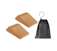 APLVFFZH 2Pcs Cork Squat Wedge Blocks Slant Board Portable Squat Ramp Professional Non