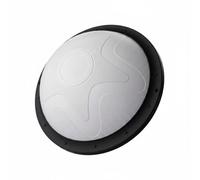 APLVFFZH Balance Training Ball Half Exercise Strength Core Non Slip EVA Surface Control Suitable for Flexibility Studios Home Workouts, White, Ivory White