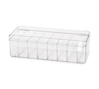 APLVFFZH Cable Organizer Container Stackable for Desktop Drawer, Cord Management Solution, for Media Center, With lid