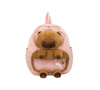 APLVFFZH Capybara Backpack Cute Cartoon Daypack for Backpacking Adults, Pink