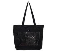 APLVFFZH Cloth Vertical Square Tote Bag | Nylon Polyester, Handheld or Single Shoulder, Internal Zip Storage, Phone Slot, Outer Stereo Compartment, For Travel