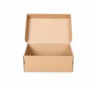 APLVFFZH Folding Footwear Packaging Box, Brown, 35x30x12cm