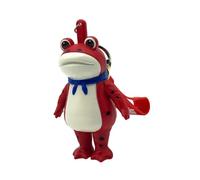 APLVFFZH Frog Keychain Animal Key Chain Key Holder for Collection Living Room Backpack, Red