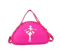 APLVFFZH Girls Duffle Bag Cute Ballet Dance Bag for Latin Dance Sports, Rose Red