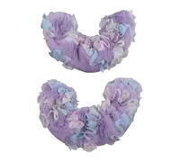 APLVFFZH Ice Skate Blade Covers, Skate, Protectors, Blade Sleeves Made of Soft Acrylic Fiber with Elegant Look for Hockey And Figure Skating, Adults And Y, Purple