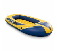APLVFFZH Inflatable Boat for Water Activities, Portable PVC Inflatable Raft for Lakes and, 230 Double Person Boat + Hand Pump