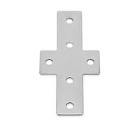 APLVFFZH Joint Plate Profile Connection, Cross Connecting Connector for 2020 and 3030 Profiles , 2020 Cross Plate, Carbon Steel, 2.0mm Thickness