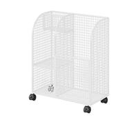 APLVFFZH Mat Storage Rack As A Multifunctional Storage Rack Dumbbell Rack And Fitness Equipment Organizer Stable Foam Roller Holder with, White