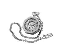 APLVFFZH Roman Numerals Scales Vintage Pocket Watch Gift Hanging on The Clothes for Fathers Day Birthday Wedding Graduation Holiday, Silver