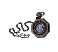 APLVFFZH Roman Numerals Scales Vintage Pocket Watch Gift Hanging on The Clothes for Fathers Day Birthday Wedding Graduation Holiday, Black