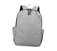 APLVFFZH Sleek Laptop Backpack for Business Professionals on The Go, Light Gray, PU Leather Film