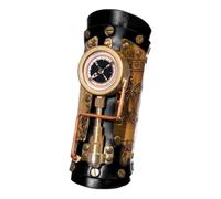 APLVFFZH Steampunk Arm Sleeve, Compass Gauntlet Arm Bracer for Cosplay Theme Party