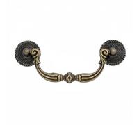 APLVFFZH Vintage Drawer Handle Antique Bail Pull Cabinet Handle Drawer Pull Furniture Knob Zinc Alloy Material Classic Design Quick Mounting Suitable for Box, 95MM