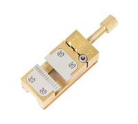 APLVFFZH Watch Repair Tool Wheel Vice Clamp Holder Copper Vise Micro Clamping Vise Watch Repairing Table Vice for Model Making, 0.2 to 0.9mm
