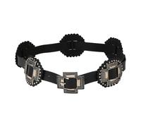 APLVFFZH Western Belt Disc Belt for Dress Trousers Skirt Gothic Clothing
