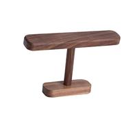 APLVFFZH Wood Watch Holder Tabletop Watch Display Stand Versatile Elegant Bangle Holder Jewelry Accessory Organizer for Jewelry Shop, Walnut, L