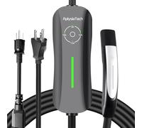 AplysiaTech Level 1+2 Tesla EV Charger,16 Amp 120V /240V,Adjustable Plug-in Electric Vehicle Charging Station with 21FT Cable NEMA 6-20 Plug NEMA 5-15 Adapter, Only for Tesla Models X/Y/3/S
