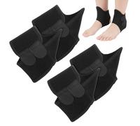 APLZGMG 2 Pairs Compression Ankle Brace for Kids, Black Adjustable Ankle Compression Sleeve, Ankles Support Brace for Injury Prevention & Protection for Sprains, Youth Ankles Braces for Sports