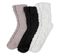 APLZGMG 3 Pairs of Cuddly Socks for Men and Women, Fluffy Socks Made of Coral Fleece, Winter Socks, Warm Elasticity Sleeping Socks, House Socks for Winter, Christmas