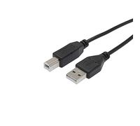 APM 570300 6ft USB-A to USB-B Printer Cable Compatible with HP Epson Canon Lexmark Brother Scanner Hard Drive Computer Black