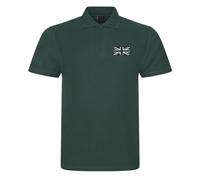 Apm Apparel Ambulance Service Thin Green Line Union Jack Embroidered Men's Polo Shirt Paramedic Emergency Services Embroidery (UK, Alpha, XL, Regular, Regular, Green)