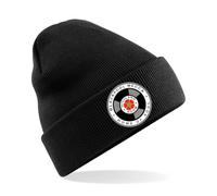 Apm Apparel Blackpool Mecca Embroidered Beanie Hat - Northern Soul Beanie Bob Hat Embroidery (UK, Alpha, One Size, Black)