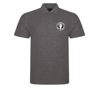 Apm Apparel Northern Soul Keep The Faith Men's Polo Shirt Ska Mod Casual (UK, Alpha, L, Regular, Regular, Charcoal)
